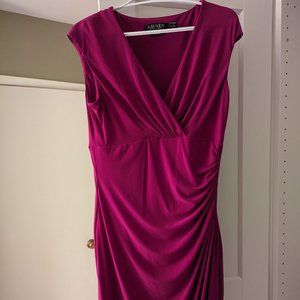Pink wedding guest dress